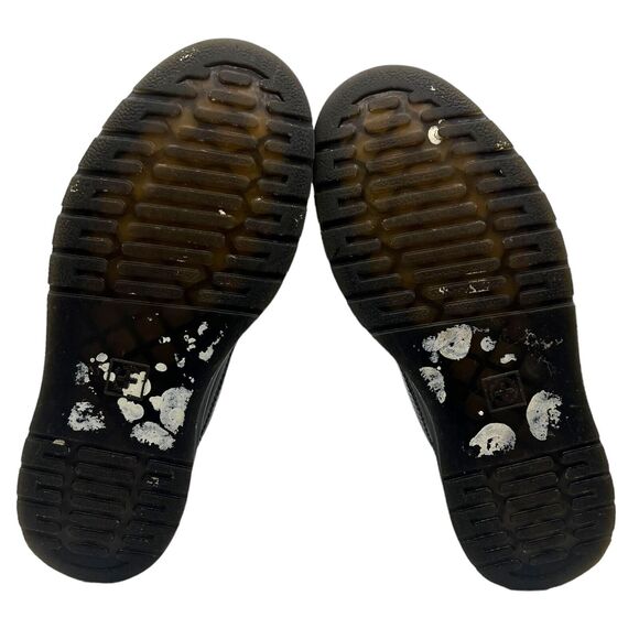 Dr Martens Boots Men's 7 Women’s 8 Kamar Brando Perfed Black Leather Boot - Picture 5 of 6